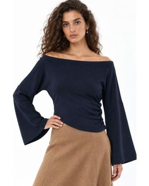 Busem Modal Blend Blouse - Blue