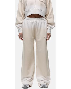 Good For Nothing Spray Effect Relaxed Wide Leg Jogger - Natural