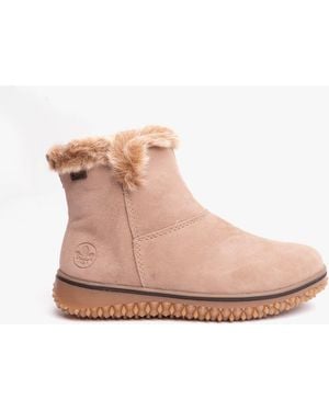 Rieker Z4266-62 Ankle Boots - Pink