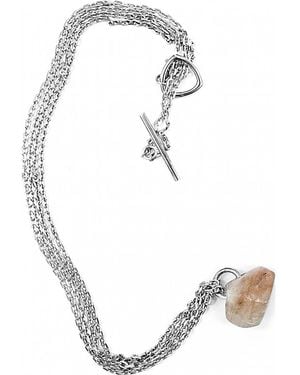 Gc Cwn90710 Ladies Necklace Sterling - White