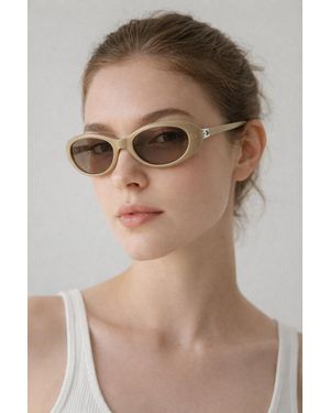 SVNX Oval Sunglasses - Brown