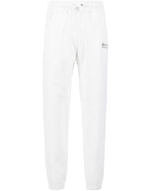 Alpha Industries Organics Embroidery Regular Jogger - White
