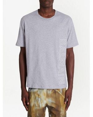 Balmain Embossed Logo T-Shirt - White
