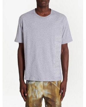 Balmain Embossed Logo T-Shirt - White