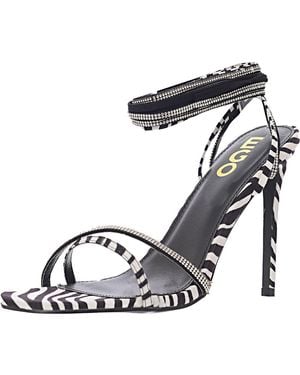 EGO Oakley Heeled Sandals With Diamante - Black