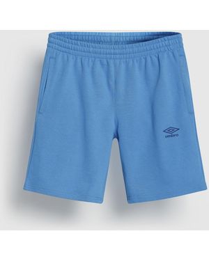 Umbro Fleece Logo Casual Shorts (Azure) - Blue