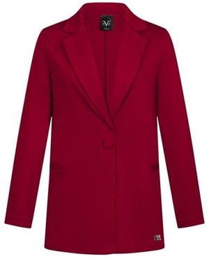 Versace 19.69 Abbigliamento Sportivo 19V69 Blazer Bordeaux Zoe - Red