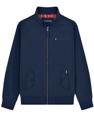 Lambretta Shower Resistant Harrington Jacket - Blue