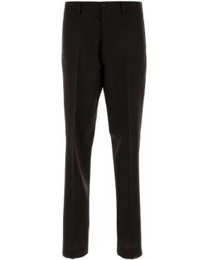 Prada Dark Wool Pant - Black
