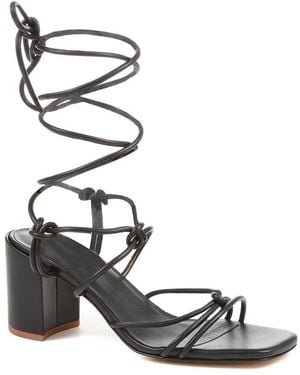 Jones Bootmaker Liezel Gladiator Roped Heels - Black