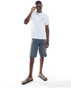 Dr. Denim Trooper Relaxed Fit T-Shirt - Blue