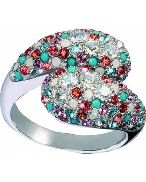 Glamour Gr33-24 Ladies Ring Sterling - Grey