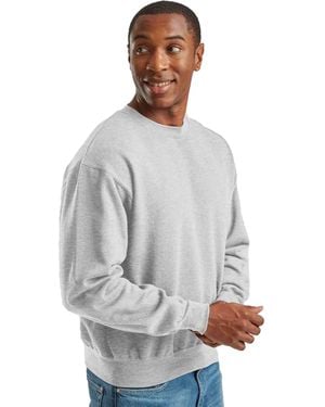 Fruit Of The Loom Superkatoenen Sweatshirt (atletische Heide) - Grijs