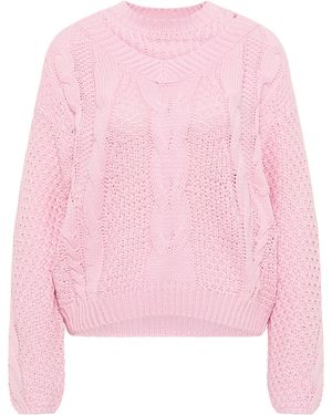 Mo My Gebreide Trui Blonda - Roze