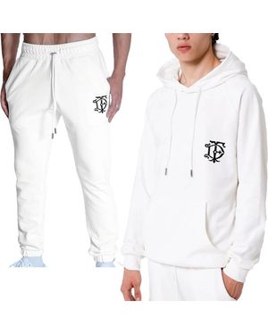 Other Fairdim Tracksuits Pullover Fleece Hoodie Gym Joggers Cotton - White