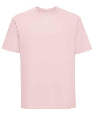 Russell Russell Ringspun Cotton Classic T-shirt (poederroos) - Roze
