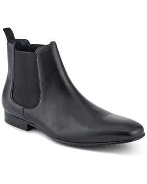 Jones Bootmaker Leather Pointed-Toe Chelsea Boots - Black