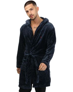 Farah Frazier Dressing Gown - Blue