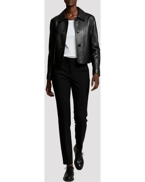 Pelle D'annata Megan D'Annata Real Leather Jacket - Black