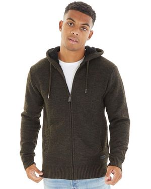 Bench Melsa Knitted Hoodie - Black