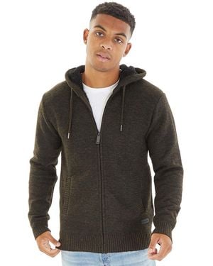 Bench Melsa Knitted Hoodie - Black
