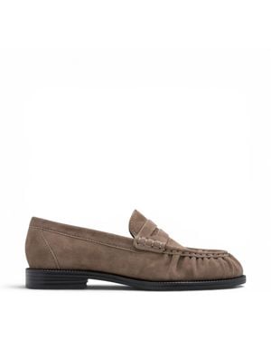 Tamaris Leather Loafer Casual Shoes - Brown