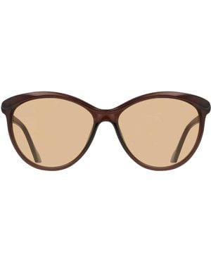 Calvin Klein Ladies Cat Eye Sunglasses - Brown