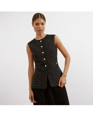 Albaray And Tweed Waistcoat - Black