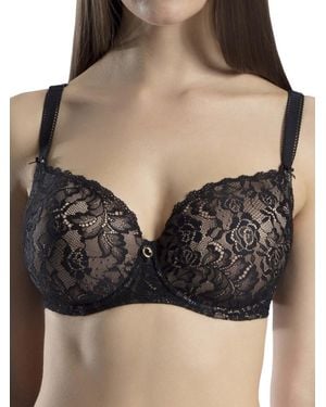 Aubade Rosessence Half Cup Bra - Black