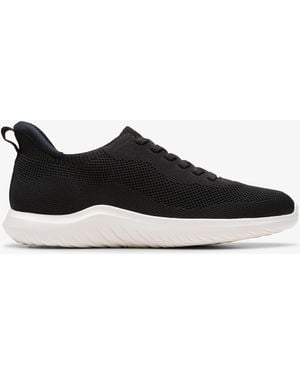 Clarks Nova Lace Trainers - Black