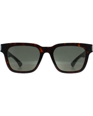 Saint Laurent Rectangle Havana Sl 790 - Black