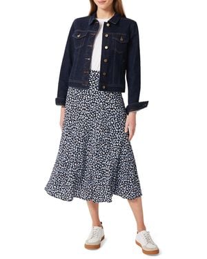 Hobbs Angie Midi Skirt - Blue