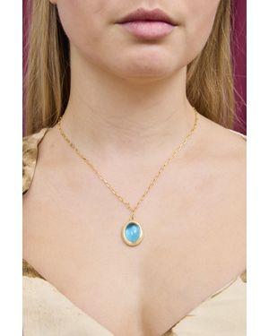 The Jewellery Stockroom Plated Pendant Necklace - Natural
