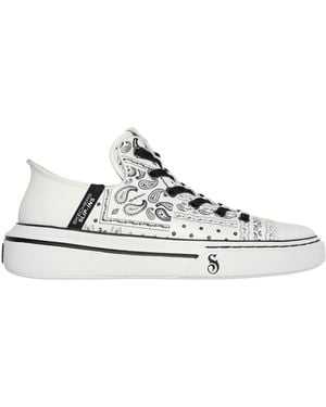 Skechers Low Top Trainers - White