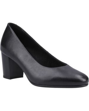 Hush Puppies Ivana Leather Shoes - Blue