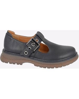 Cipriata Cira T-Bar Buckle Shoes - Black