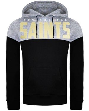 Fanatics Nfl New Orleans Saints Pannelled Hoodie - Black