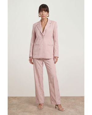 Oasis Embellished Blazer - Pink
