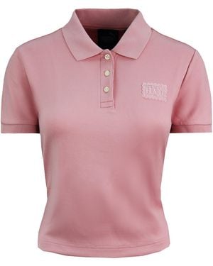 PUMA X Rihanna Fenty Cropped Polo Shirt Nylon - Pink