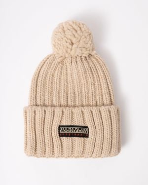 Napapijri Fea 2 Bobble Hat - Natural