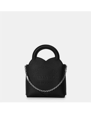 Tiffany & Co. Accessories New York Mini Tote With Chain - Black