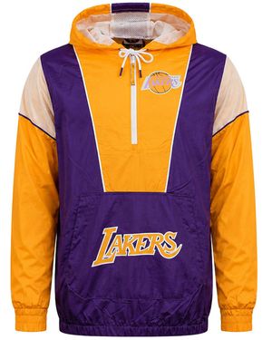 Mitchell & Ness Nba Los Angeles Lakers Highlight Reel Jacket - Blue