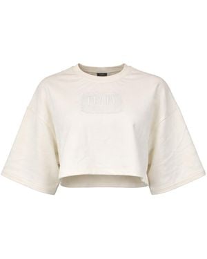 PUMA X Rihanna Fenty Crew Neck Crop Top Nylon - White