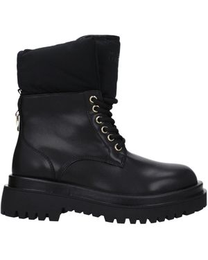 Versace Jeans Couture Ankle Boots Lug Sole - Black
