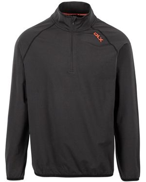 DLX Trespass Hulton Half Zip Fleece Top - Grijs