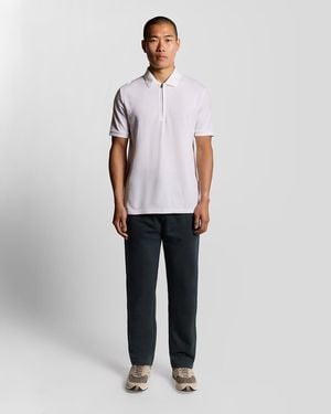 Lyle & Scott Straight Leg Cotton Jogger - White