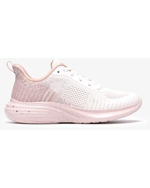 Clarks Izza Knit Light Combi Trainers - Pink