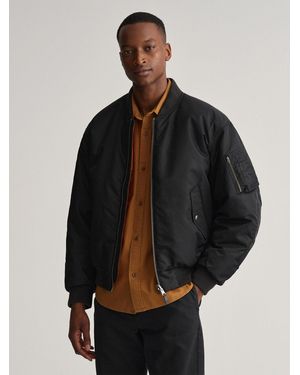 GANT Reversible Bomber Jacket - Black
