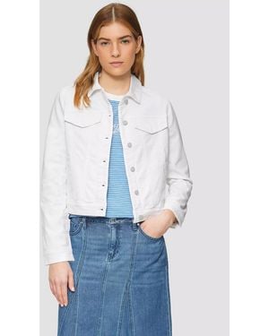 S.oliver Boxy Denim Jacket - White