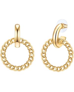 YOKOAMII Metal-Alloy Earring - Metallic